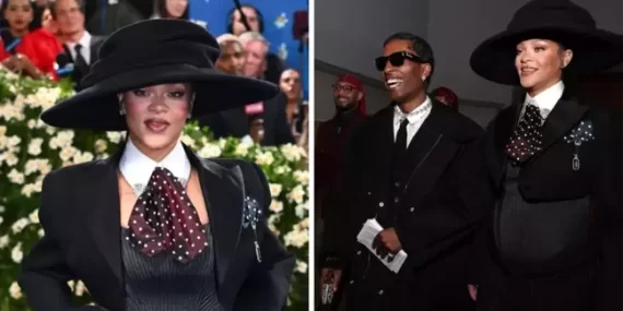 RİHANNA 2025 MET GALA’DA 3. KEZ HAMİLELİĞİNİ DUYURDU