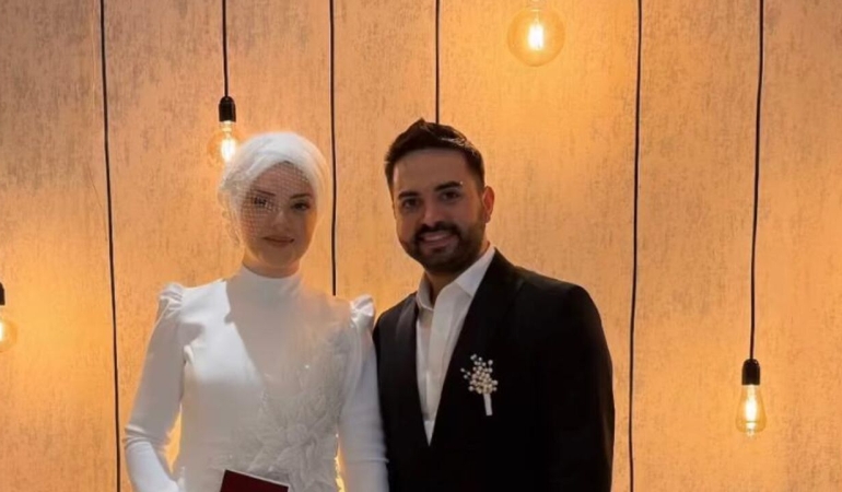 KADİR EZİLDİ VE GAMZE TÜRKMEN DÜNYAEVİNE GİRDİ