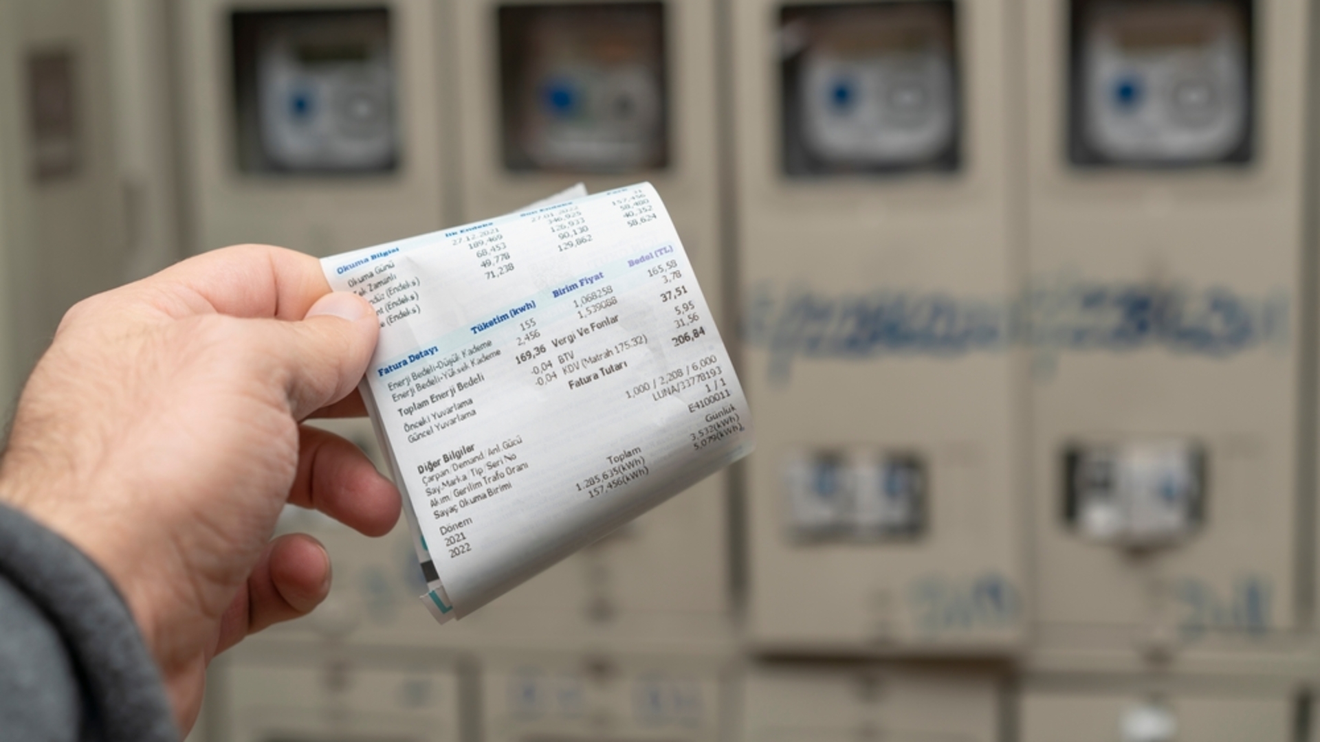 Istanbul,,Turkey,-,January,29,,2022:,Electricity,Account,(electricity,Bill)