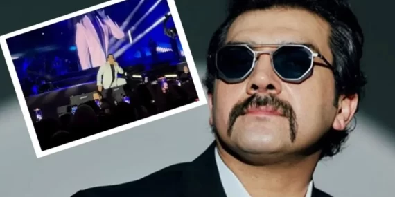 BAYHAN KONSERDE SAHNEDE DÜŞTÜ