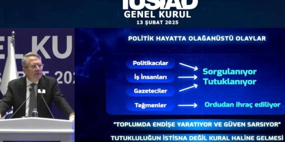 TÜSİAD’DAN SİYASİ VE EKONOMİK GELİŞMELERE ELEŞTİRİ