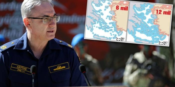 MSB’DEN YUNANİSTAN’A 12 MİL TEPKİSİ