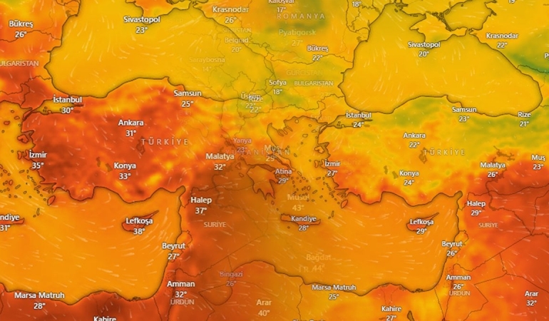 AFRİKA SICAKLARI ETKİSİNİ ARTIRIYOR