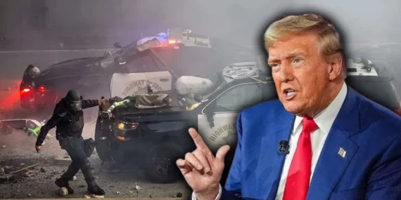 Trump’tan Los Angeles Çıkışı: “İç Savaş İstemiyorum