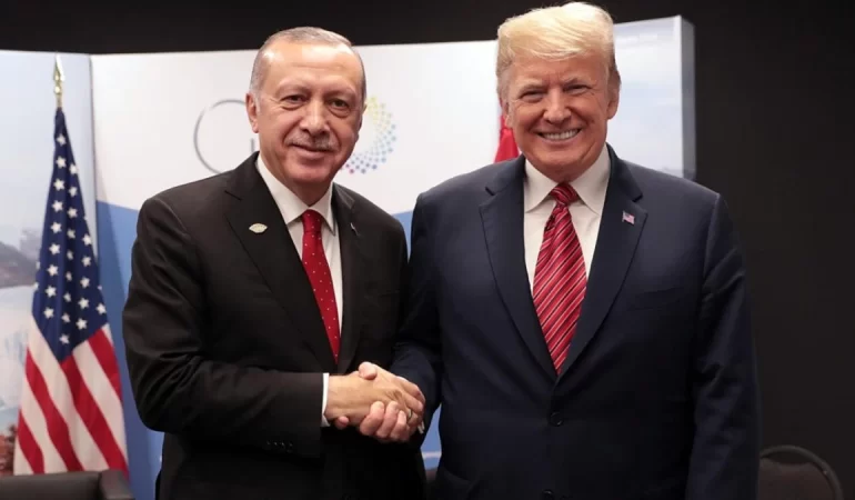 CUMHURBAŞKANI ERDOĞAN, ABD BAŞKANI DONALD TRUMP İLE GÖRÜŞTÜ