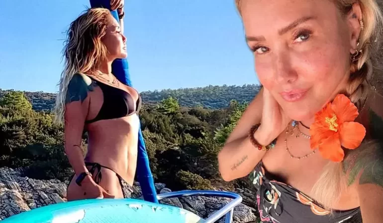 62 yaşında olmasına kimse inanamıyor! Yonca Evcimik’ten bikinili paylaşımlar