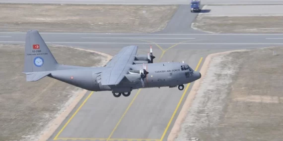 TSK’ya Ait C-130 Askeri Kargo Uçağı Gürcistan’da Düştü