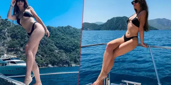 Simge Sağın’dan Marmaris Tatilinde Güzellik Şovu!