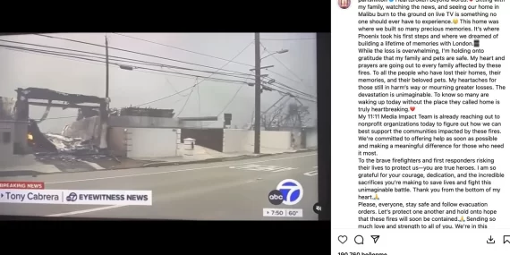 Paris Hilton’un Los Angeles’taki Evi Orman Yangınlarında Küle Döndü