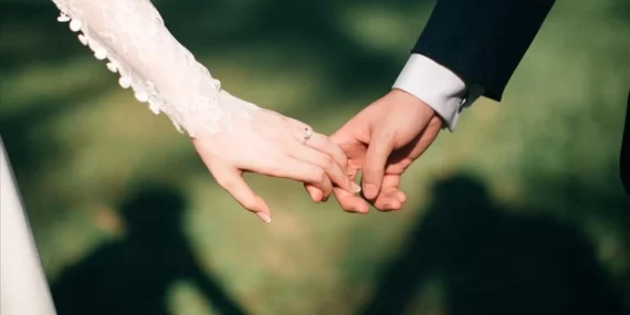 EVLENEN ÇİFT SAYISI 2024’TE 568 BİN 395 OLDU