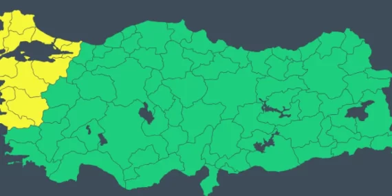 11 İlde Sarı Kod: Kuvvetli Rüzgar ve Fırtına Uyarısı