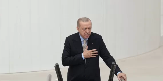 TBMM Açılışında Erdoğan’dan Gazze ve Filistin Mesajı