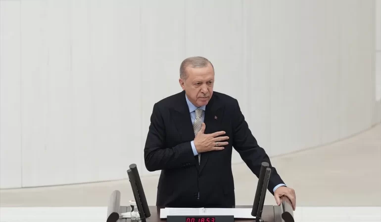 TBMM Açılışında Erdoğan’dan Gazze ve Filistin Mesajı