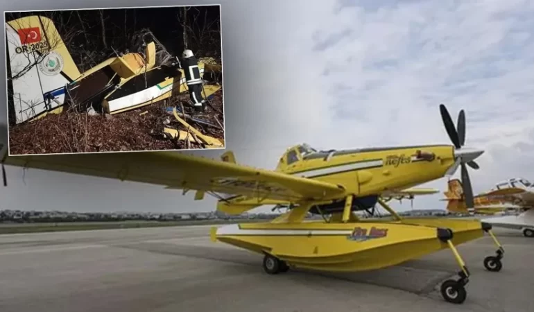 Orman Genel Müdürlüğü Yangın Söndürme Uçağı Hırvatistan’da Düştü: 1 Pilot Şehit Oldu