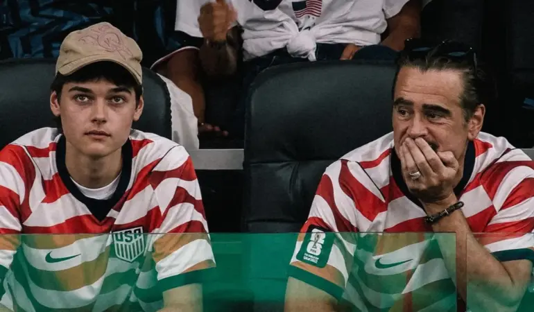 Dünya Kupası maçına yıldız yağdı: Hollywood tribünde