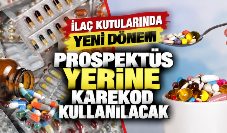 İlaç Kutularında Yeni Dönem: Prospektüs Yerine Karekod Kullanılacak