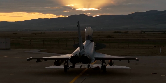 Eurofighter’lar Türk Hava Sahasında F-16’lar Tarafından Karşılandı