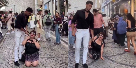 Beyoğlu’nda Şoke Eden Olay: Kadına Tasma Takıldı, Tutuklandılar