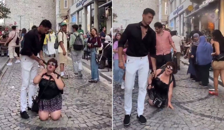 Beyoğlu’nda Şoke Eden Olay: Kadına Tasma Takıldı, Tutuklandılar