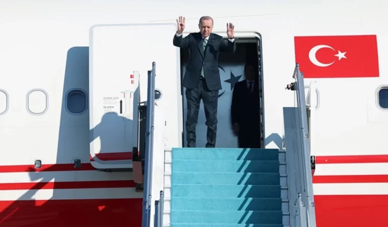 CUMHURBAŞKANI ERDOĞAN AZERBAYCAN’DA: TÜRK DEVLETLERİ TEŞKİLATI ZİRVESİ BAŞLIYOR