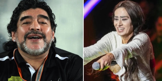 YILDIZ TİLBE’DEN MARADONA PAYLAŞIMI