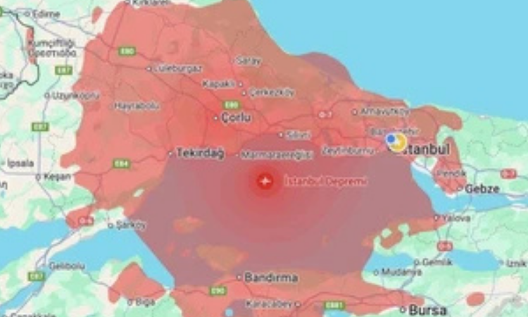 İSTANBUL’DA 3.8 BÜYÜKLÜĞÜNDE DEPREM: MARMARA YİNE SALLANDI
