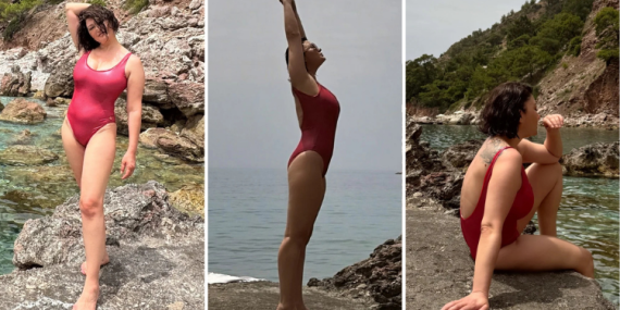 NURGÜL YEŞİLÇAY TATİL SEZONUNU AÇTI!