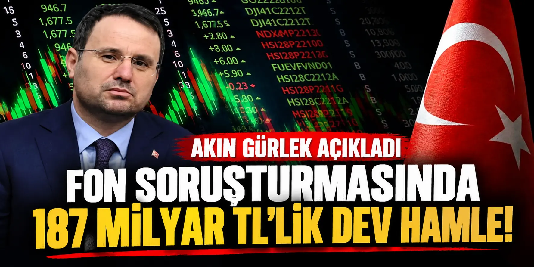 Fon Soruşturmasında 187 Milyar TL’lik Dev Hamle! Akın Gürlek Açıkladı: 214 Kişiden Para İadesi İstenecek