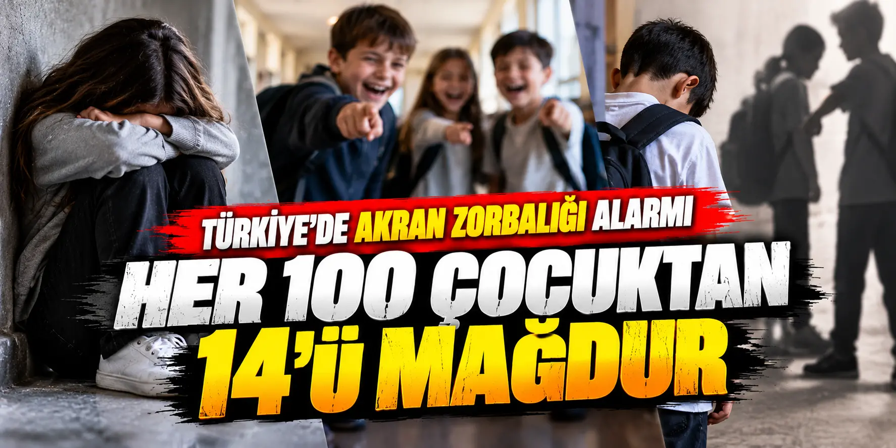 Türkiye’de akran zorbalığı alarmı! Her 100 çocuktan 14’ü mağdur