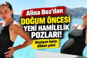 Alina Boz’un Hamilelik Pozları (1)