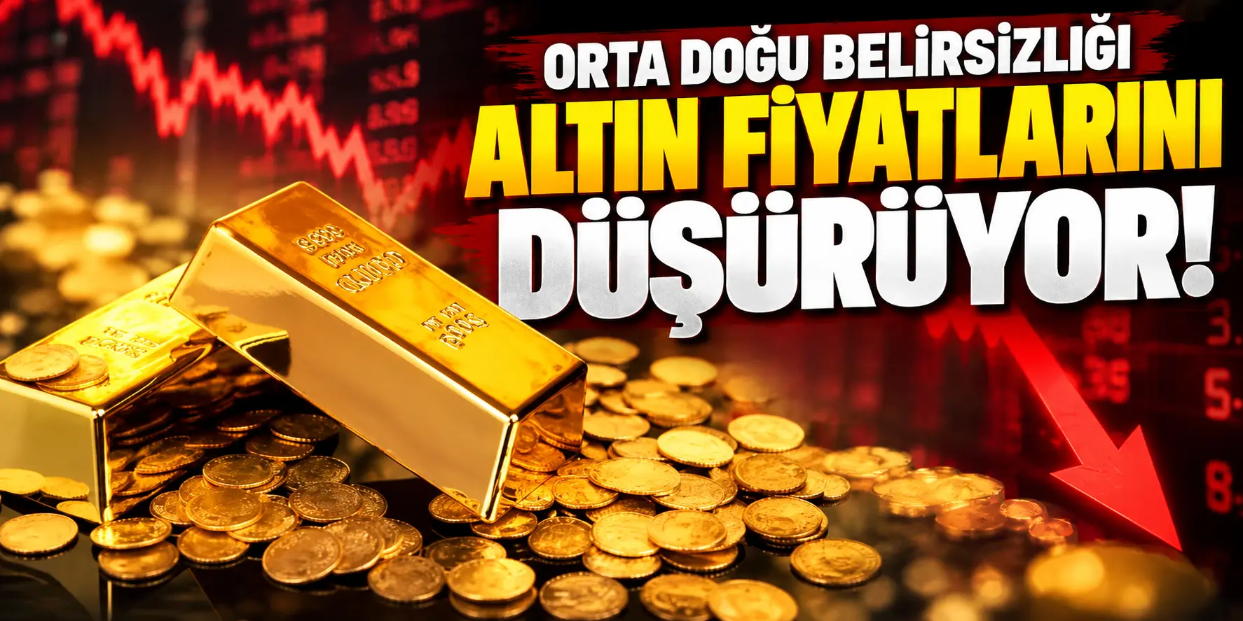 Altın fiyatlarında sert düşüş! Gram ve çeyrek altın bugün ne kadar oldu?