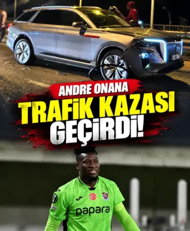 Andre Onana Trafik Kazası Haber Grafiği