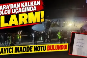 Ankara Uçağında Patlayıcı Madde Alarmı