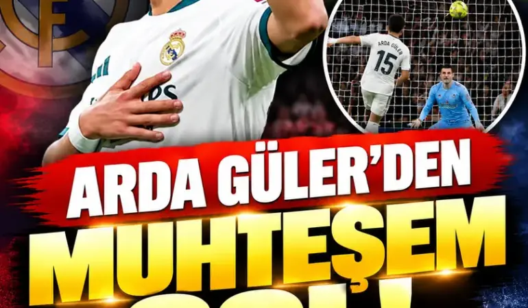 Arda Güler’den Sevilla’ya muhteşem gol! Real Madrid 4 golle kazandı
