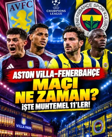 Aston Villa-Fenerbahçe Maç Günü Poster