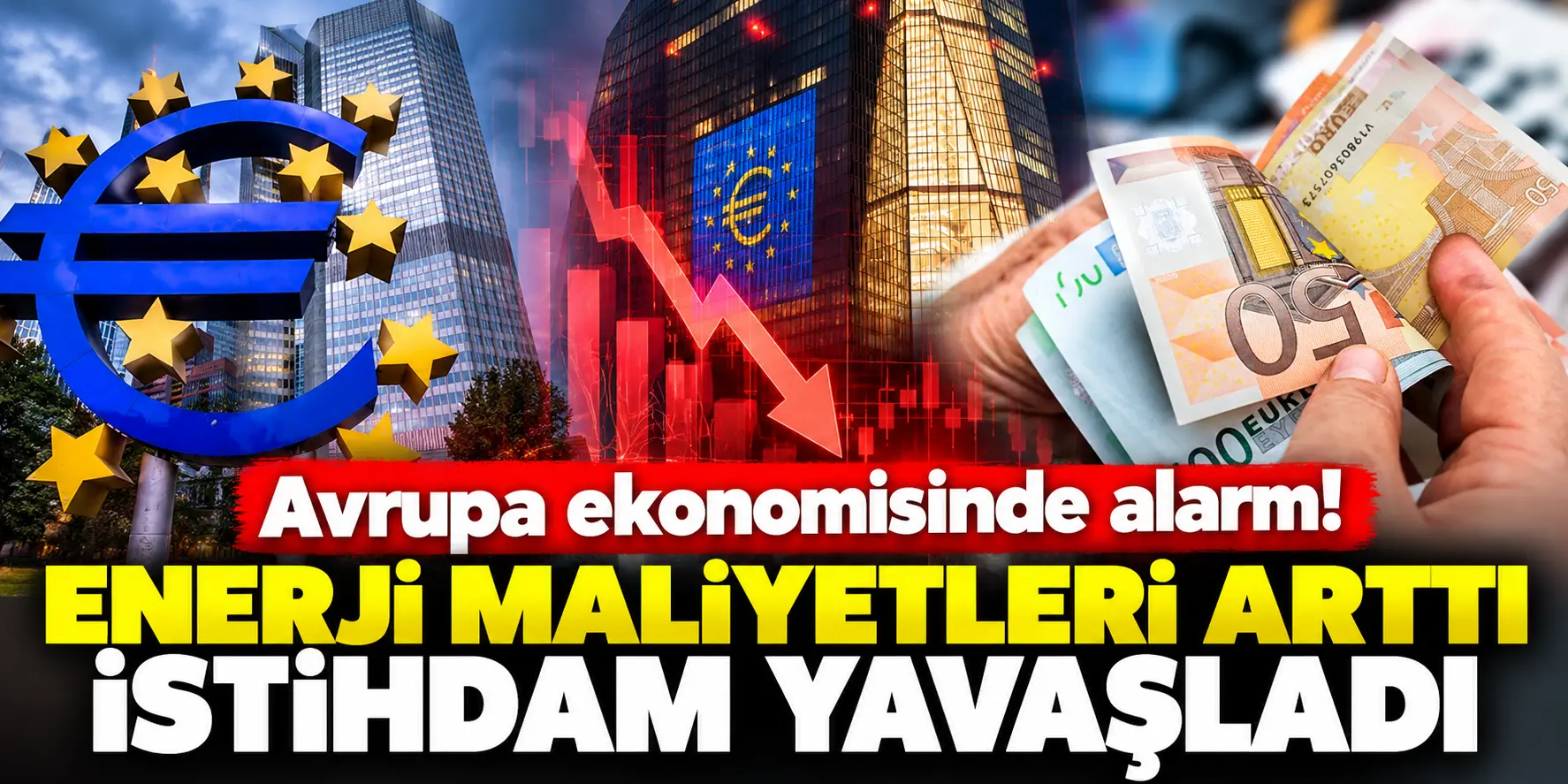 Avrupa Ekonomisine Enerji Darbesi: Büyüme Beklentilerin Altında Kaldı