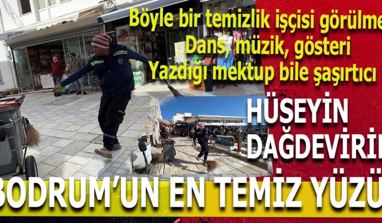Böyle bir temizlik işçisi görülmedi !! Dans, müzik, gösteri Yazdığı mektup bile şaşırtıcı ..