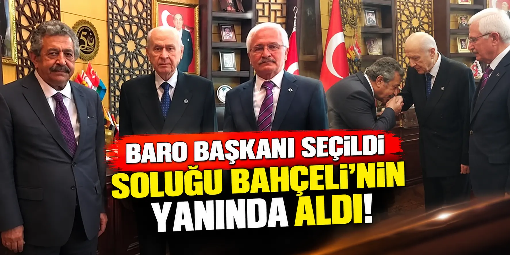 Ankara 2 No’lu Baro Başkanı Seçildi, İlk Ziyaretini Devlet Bahçeli’ye Yaptı!