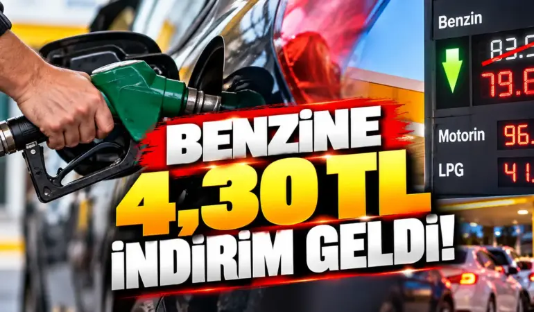 Benzine 4,30 TL İndirim Geldi! İşte 20 Ekim Güncel Akaryakıt Fiyatları