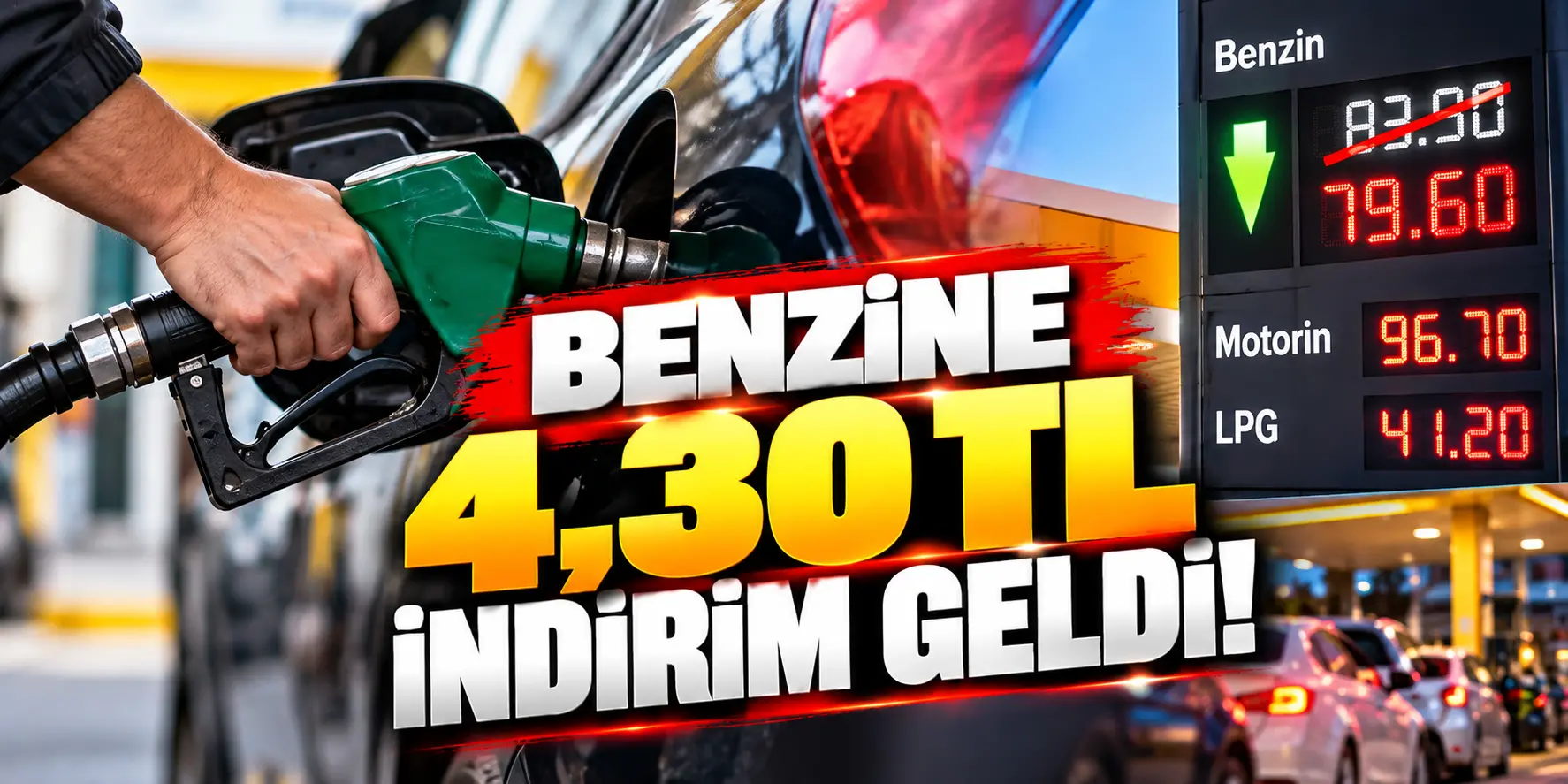 Benzine 4,30 TL İndirim Geldi! İşte 20 Ekim Güncel Akaryakıt Fiyatları