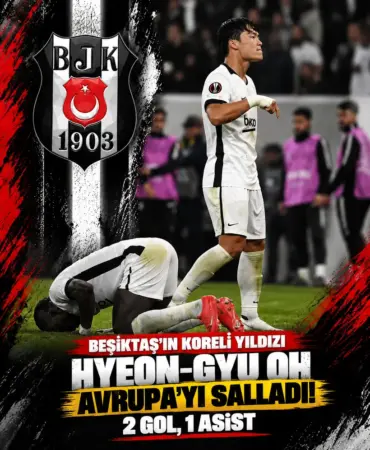 Beşiktaş’ın Koreli Yıldızı Avrupa’yı Salladı