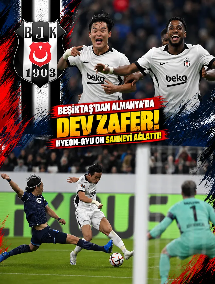 Beşiktaş, Hoffenheim’ı Deplasmanda Devirdi! İşte İlk 11’ler ve Maçın Detayları
