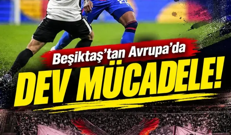 Beşiktaş-Crystal Palace Maçında 4 Gollü Düello! Siyah-Beyazlılar 10 Kişiyle Beraberliği Kurtardı