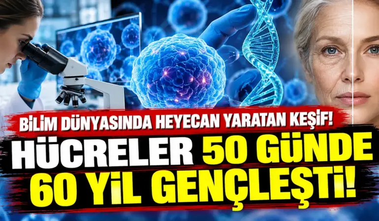 Bilim Dünyasında Heyecan Yaratan Keşif! Hücreler 50 Günde 60 Yıl Gençleşti