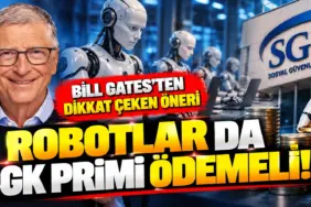 Bill Gates ve Robotların SGK Gündemi