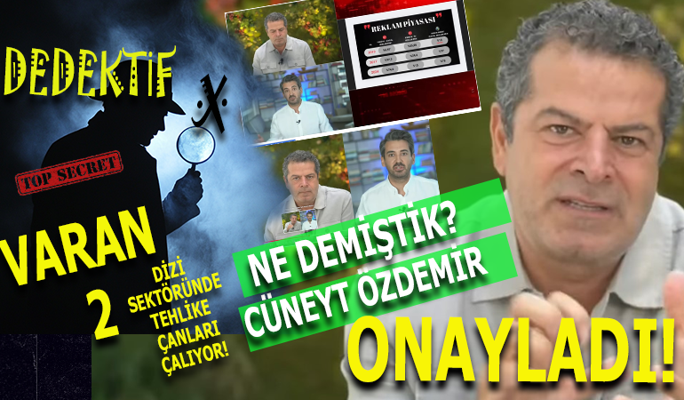 Cüneyt Özdemir Türk dizi sektöründeki tehlike çanları uyarımıza kulak verdi”