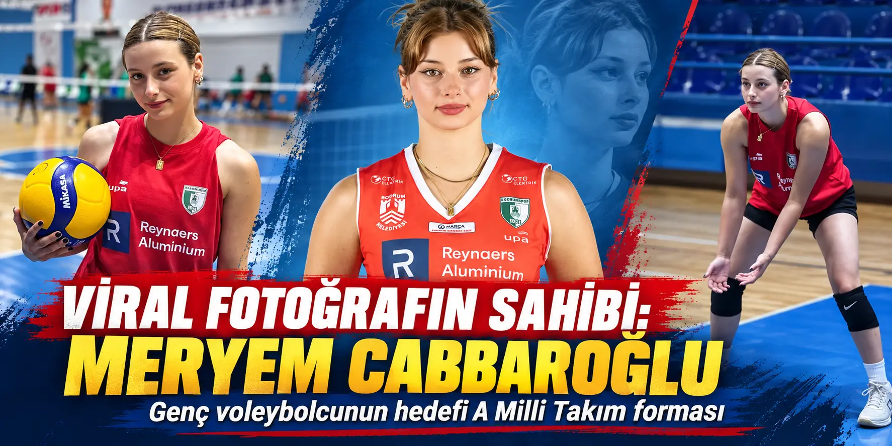 Fotoğrafı sosyal medyayı salladı! Genç voleybolcu bakın ne dedi