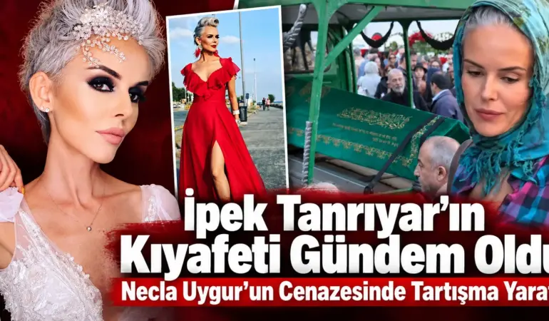 Cenazede Başörtüsü ve Dekolte Tartışması! İpek Tanrıyar Sosyal Medyanın Gündeminde