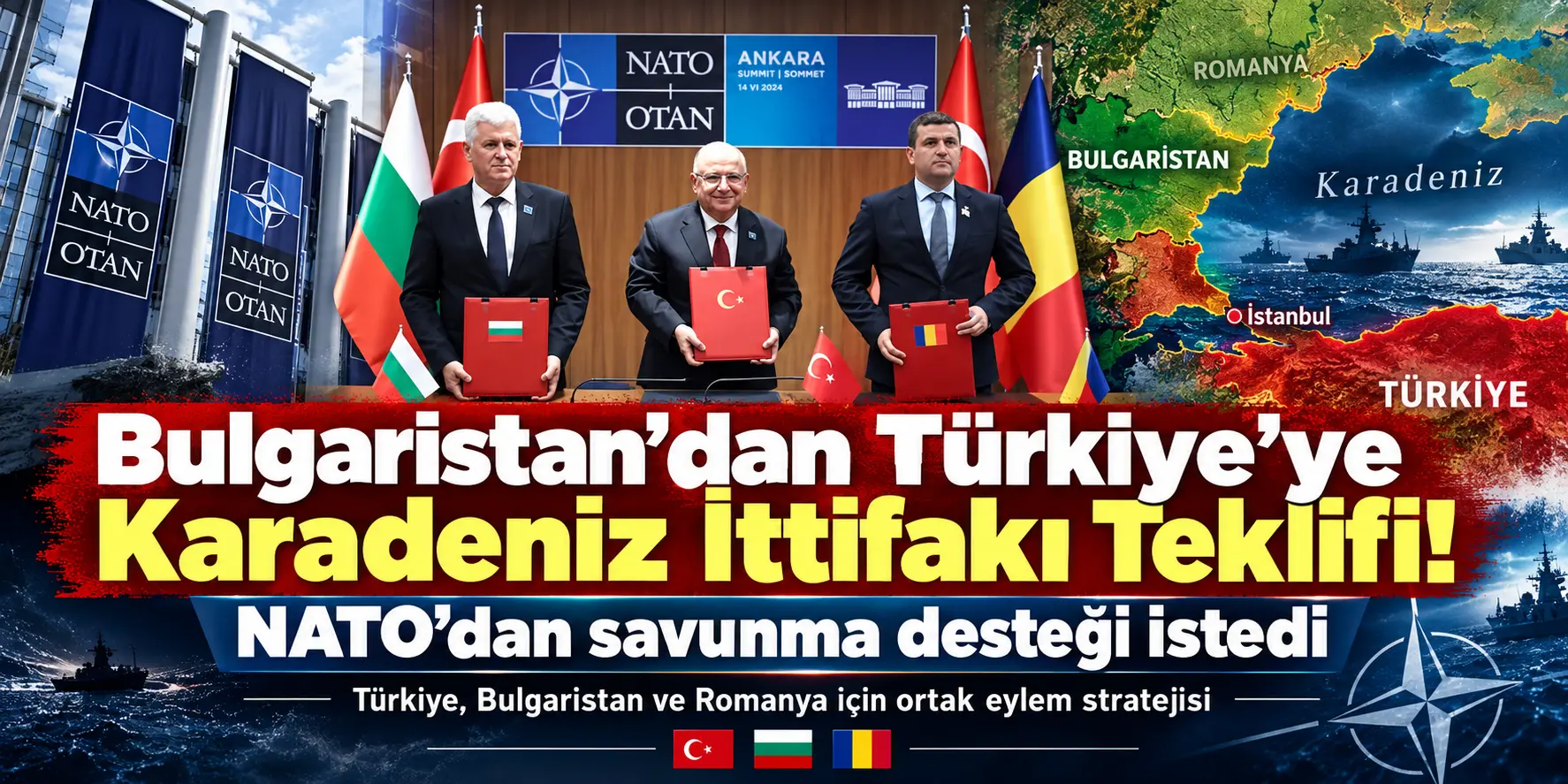 NATO’dan Destek İstedi, Türkiye’nin Kapısını Çaldı! Bulgaristan’dan Üçlü İttifak Teklifi
