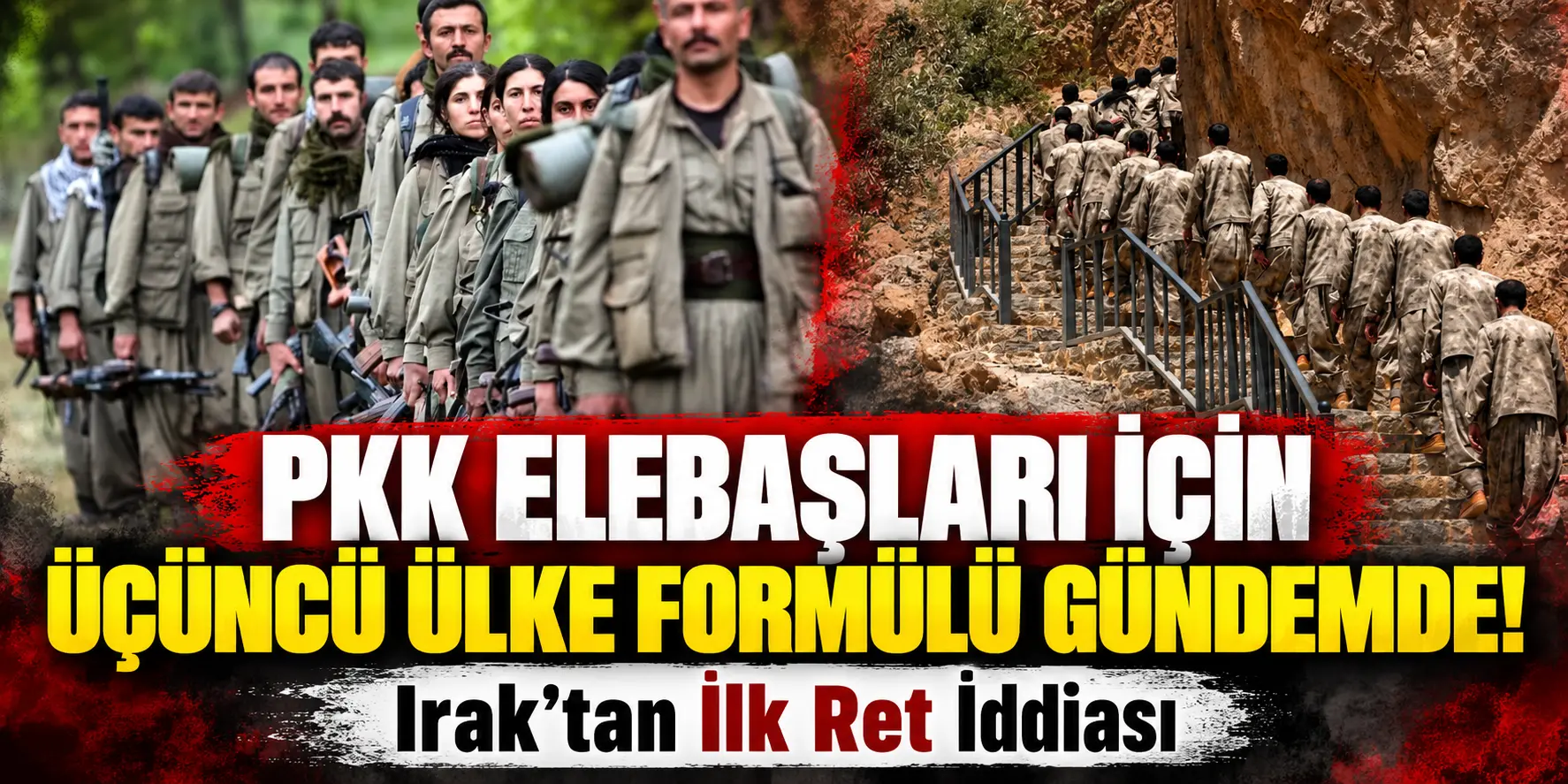 PKK’nın Geleceği İçin Kritik İddia! Elebaşlarına Üçüncü Ülke Planı